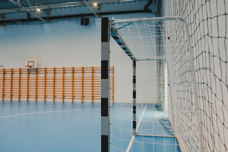 Enclosed indoor court — padel-style structure reference
