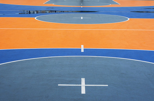 Multi-Color Basketball Court
