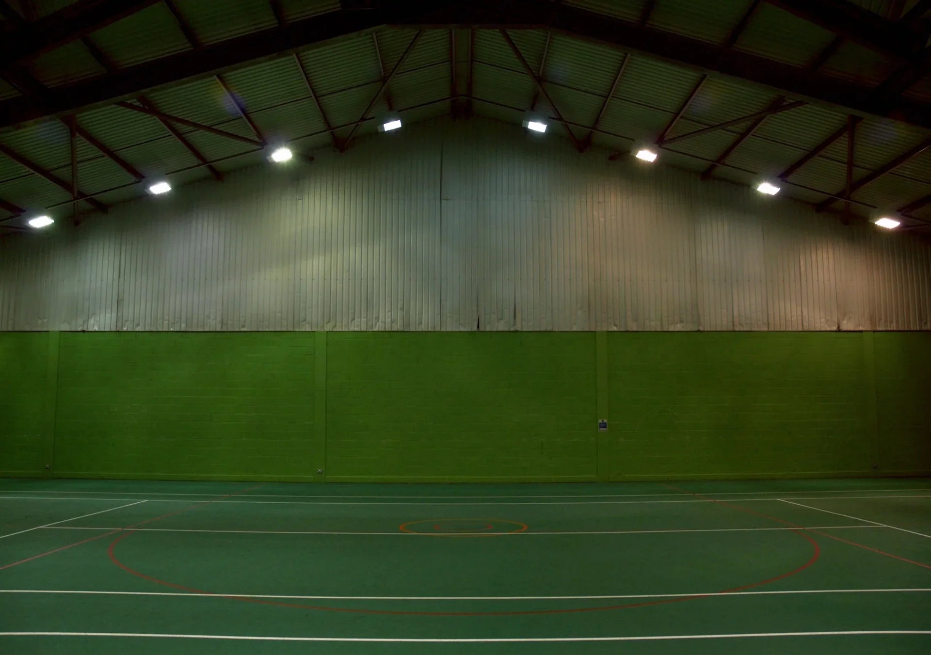 Indoor sports hall ready for vinyl flooring install