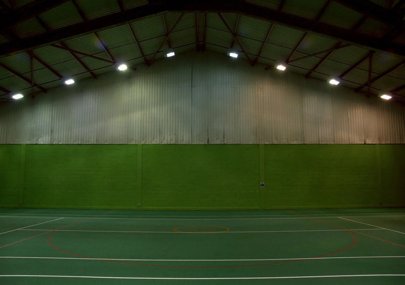 Indoor sports hall ready for vinyl flooring install