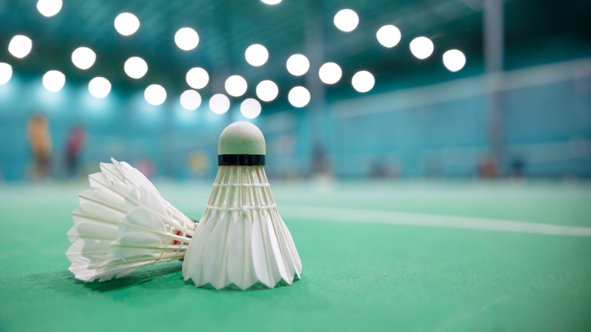 Finished Red Court 2 with white markings