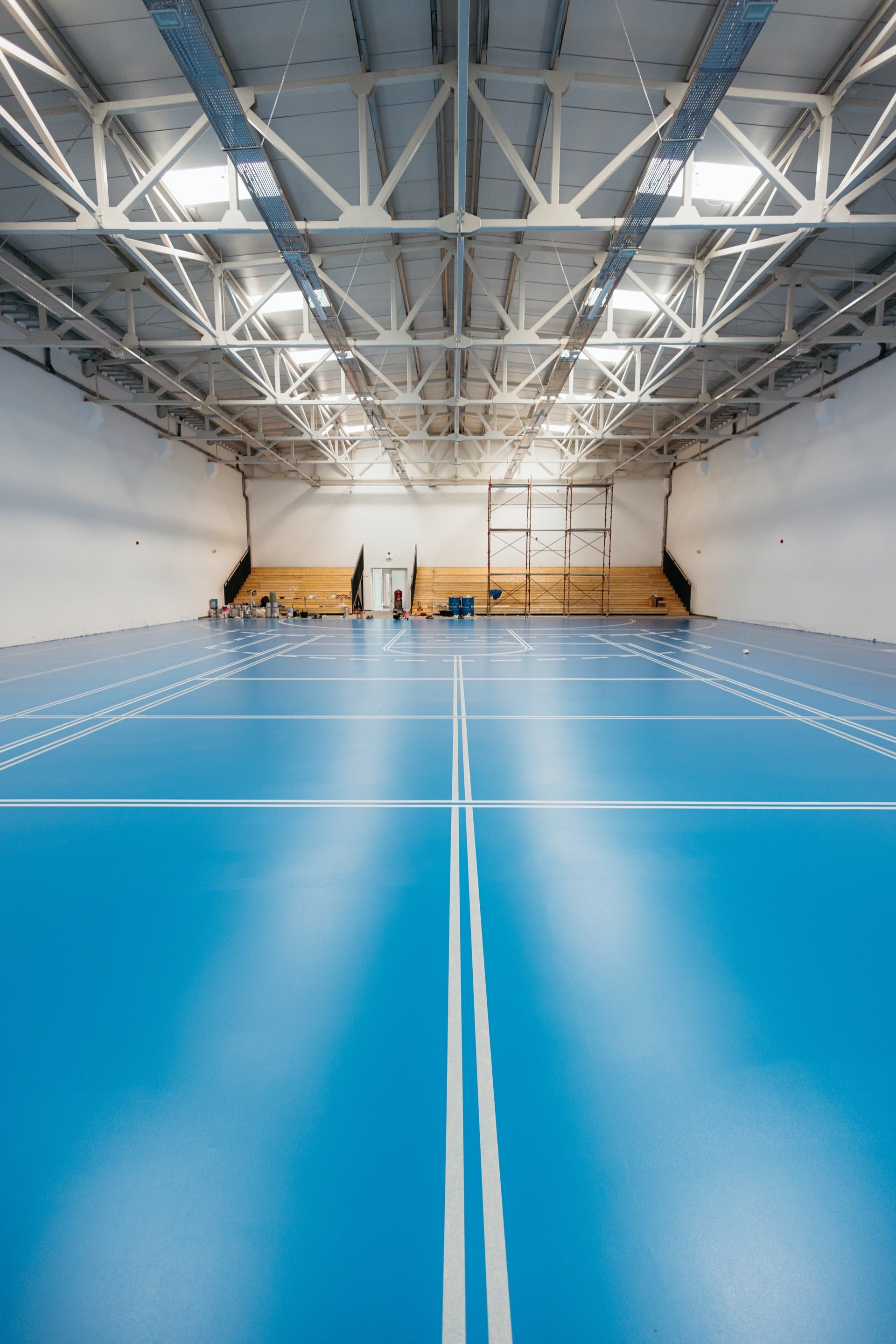 Site before construction — former overflow parking area at Pune corporate campus